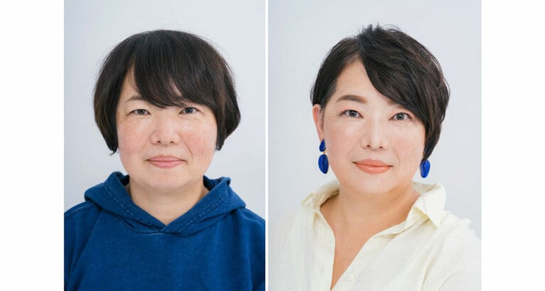 縦横比は髪形で補正し、理想値に近づける（写真は「骨格補正メイク 『顔の比率』を描き変えて、一生美人！」より）。