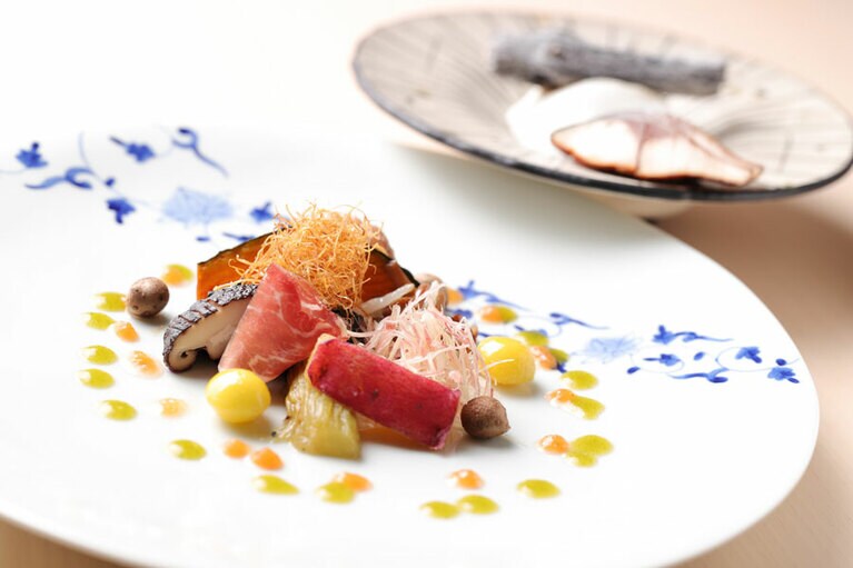 料理長独自の感性で提供される旬の京食材が美味！