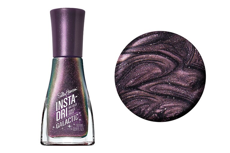 116 ルナー ラブ。ダークなパープルに、ゴールドやホワイトパールがぎっしり詰まったスペイシーカラー。