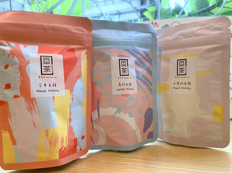 ◆舞茗 マンゴー烏龍茶 5袋 150元、ライチ烏龍茶 5袋 150元。