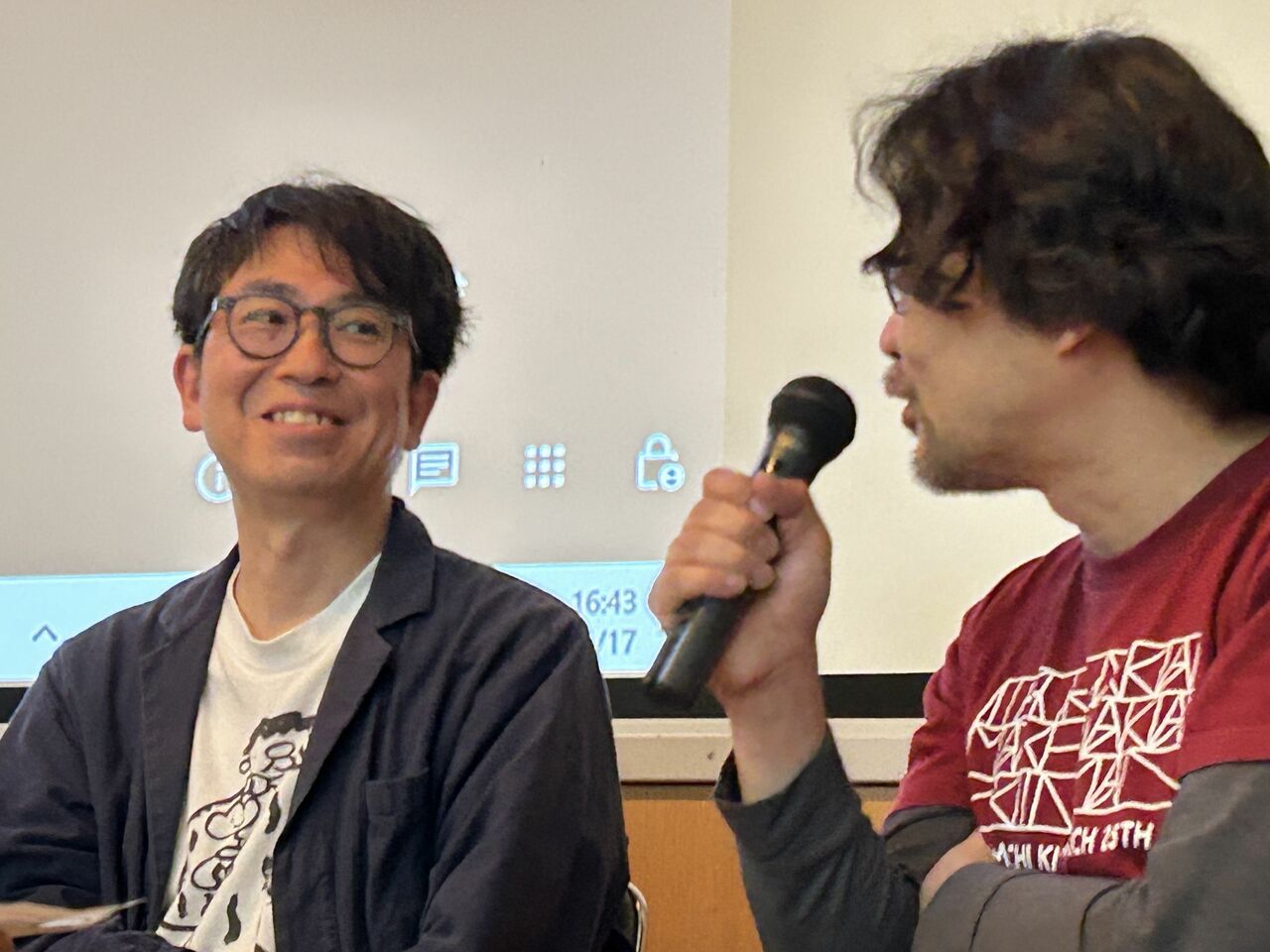 相田氏とリム・カーワイ監督(提供:台湾映画上映会2025)