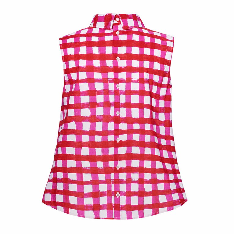 タックブラウス(ノースリーブ) 各2,990円。