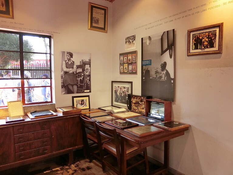 「マンデラ・ハウス」。小さなこの家に、後に一国を変えるリーダーが暮らしていた。