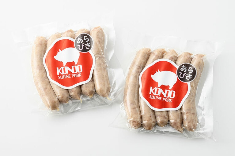 近藤スワインポーク「【無添加】粗挽き前橋ころとんウインナー」各100g 480 円／群馬県