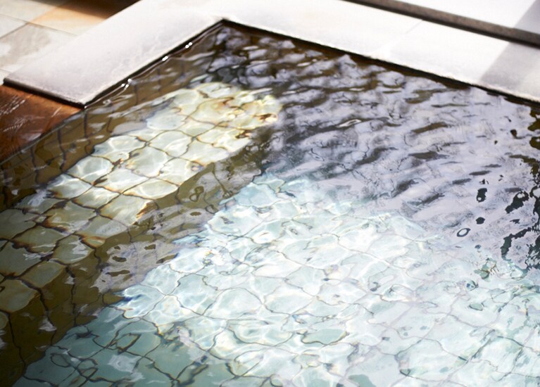 手白澤温泉［栃木／奥鬼怒温泉郷］内湯。