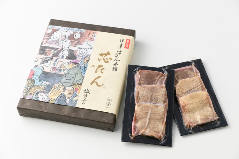 厚切り芯たん塩仕込み 4,860円（120g×2パック）。