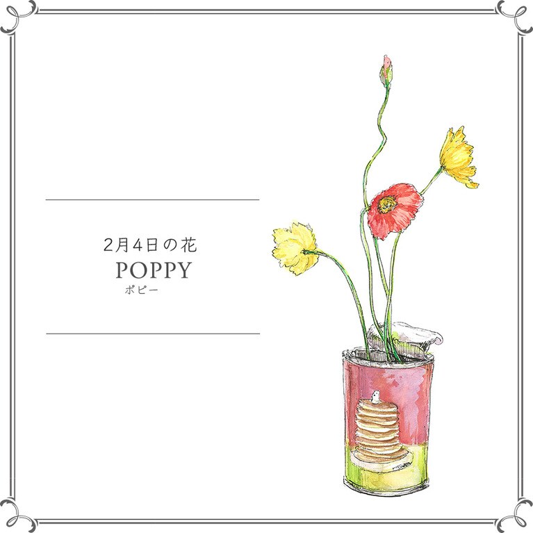 2月4日の花「ポピー」