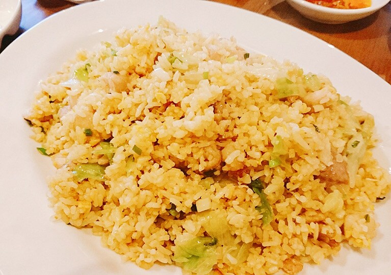 パラパラさせ過ぎない、絶妙なしっとり感。そこに香る鹹魚。