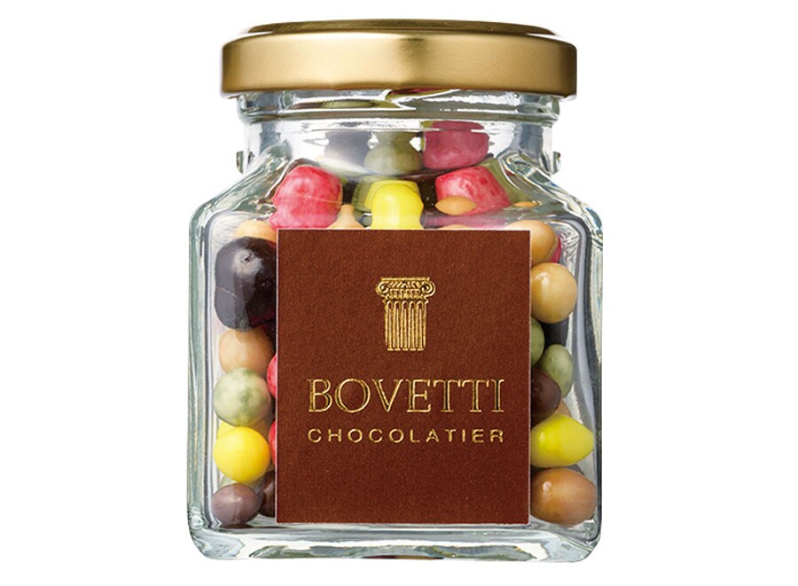 BOVETTIの「スパイス粒チョコレート6種ミックス」45g 900円。賞味・消費期限：1年、通販：可能／ATS-FOOD麻布十番。