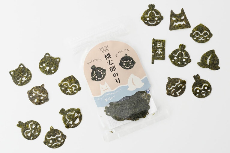 【岡山県】桃太郎のり 15枚入り 432円／南條海苔