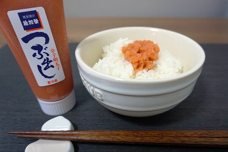 アツアツご飯にのせるだけ！　つぶ出し辛子明太子 864円(税込)。