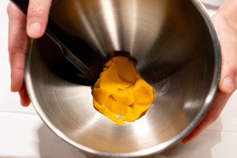 「秋灯」の工程。