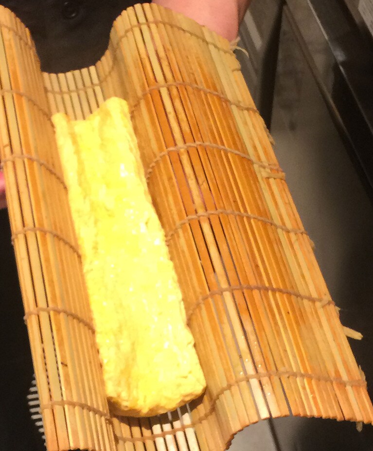 このひと手間で、お店で出されるような綺麗な形になります。