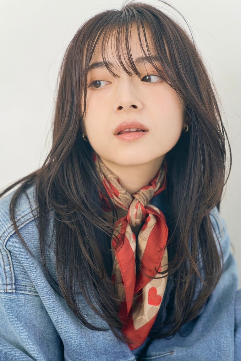 優美なニュアンスレイヤーロング。