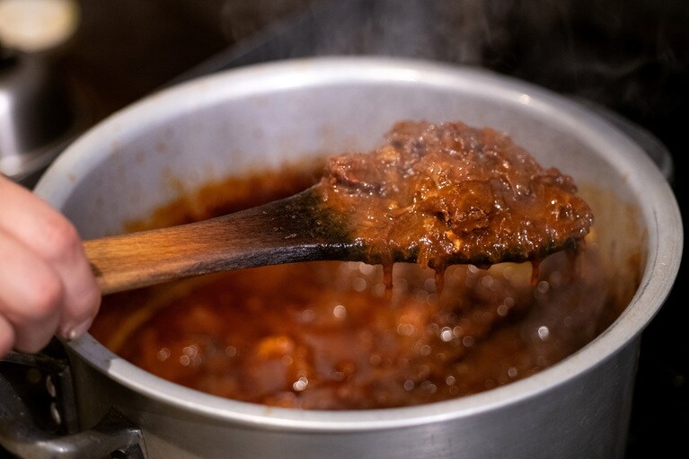 お店自慢の「プルドポーク」はホロホロ食感。