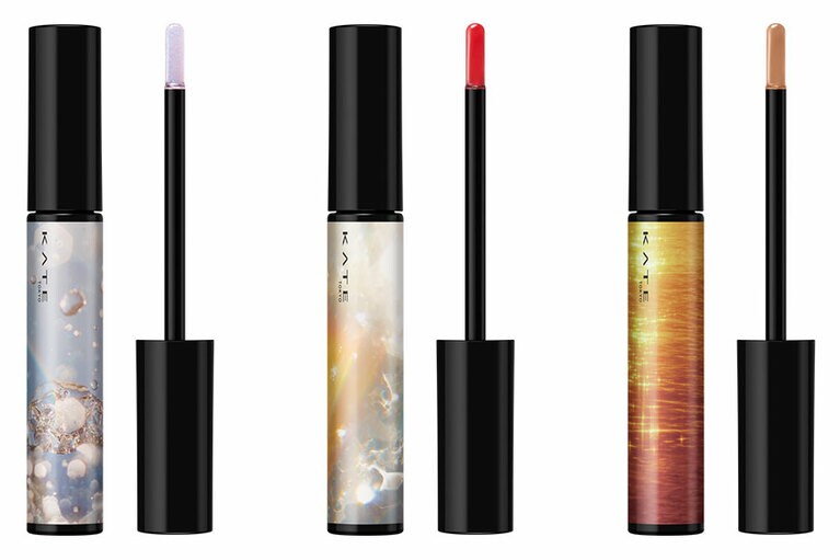 ミルキーウォータリーリップ　各1,540円（編集部調べ）。左から：EX-1、EX-2、EX-3。9月23日（土・祝）数量限定発売