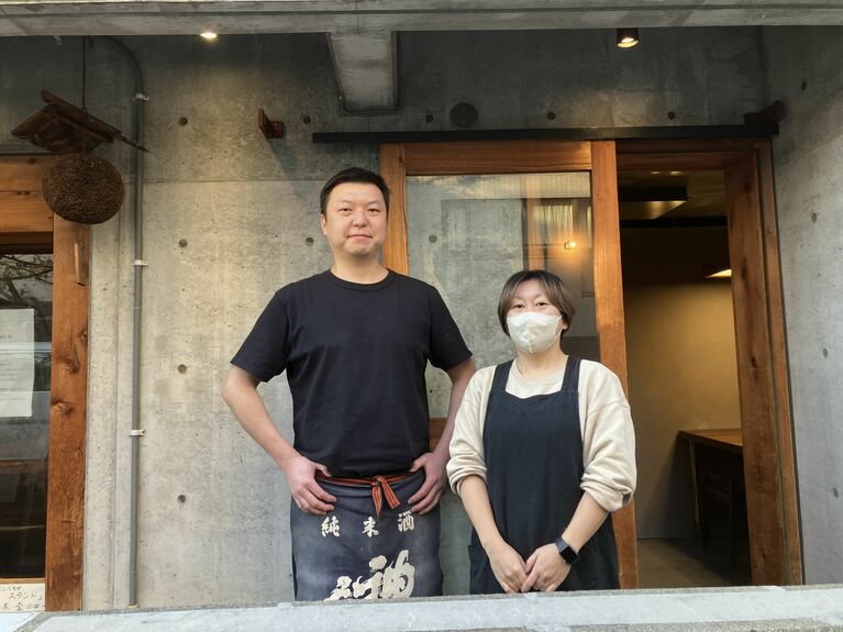 立澤さんと奥様のいよりさん