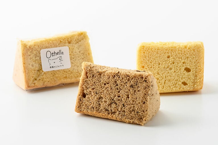 米粉シフォンケーキothello「米粉シフォンケーキ」各250円～／高知県