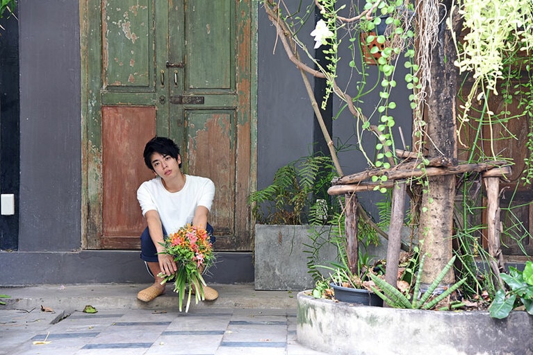 大都会バンコクも路地を入っていくと、懐かしい風景に出会えます。