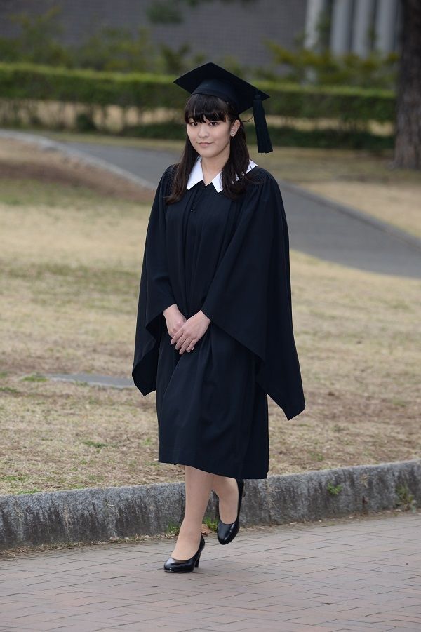 2014年3月、ICUを卒業された眞子さま（当時）　©JMPA