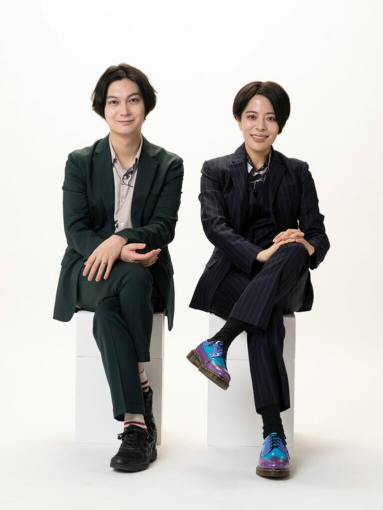 左：河村拓哉さん、右：篠原かをりさん。