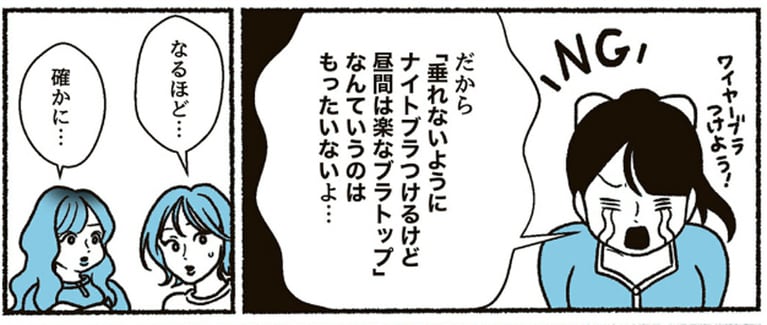 『悪いのはスタイルじゃなくて下着でした 一生モノの下着の教科書』（KADOKAWA）より。