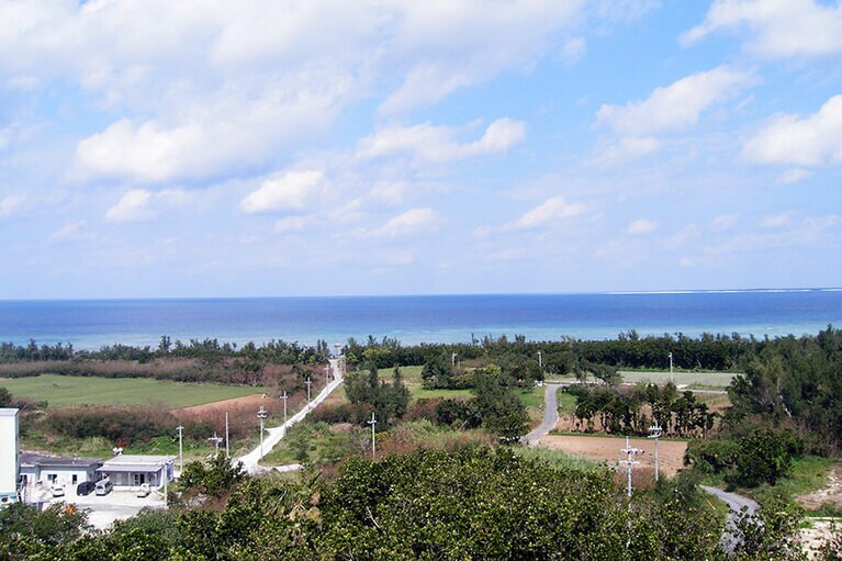 八重山遠見台からの眺め。