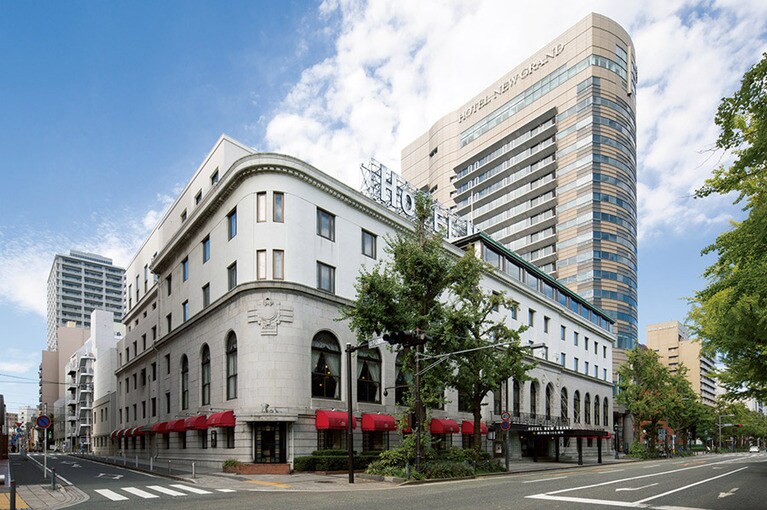 ホテルニューグランド外観。