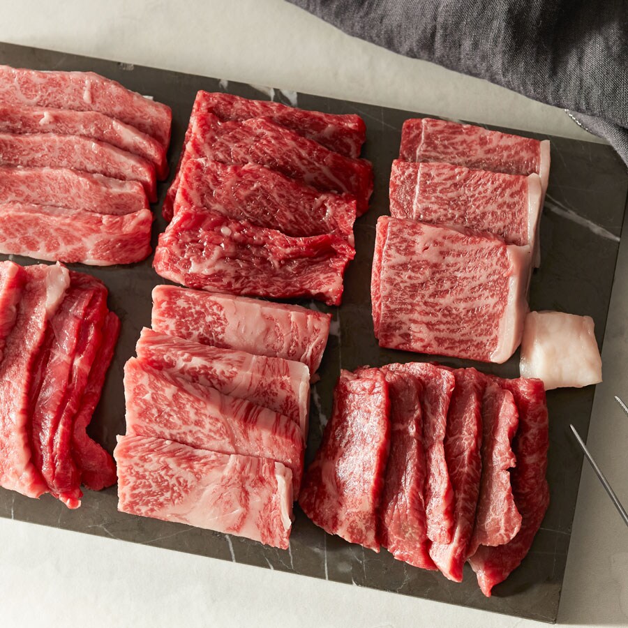 神戸牛焼肉食べ比べセット 600g 8,640円(一部地域を除き、送料無料)／肉のヒライ