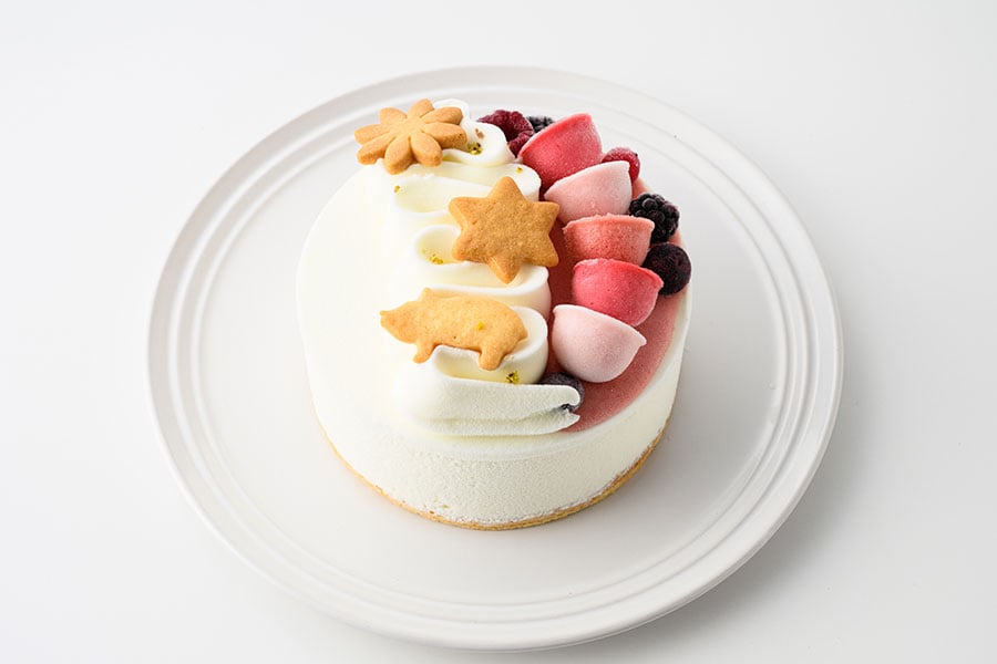 【ジェラートケーキ】ベリーミルク 3,000円（4号）／GELATERIA Vivo