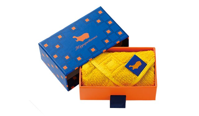 片面ガーゼ片面パイルのモチーフコレクション ハンカチーフ シトリン 1,870円／HPS