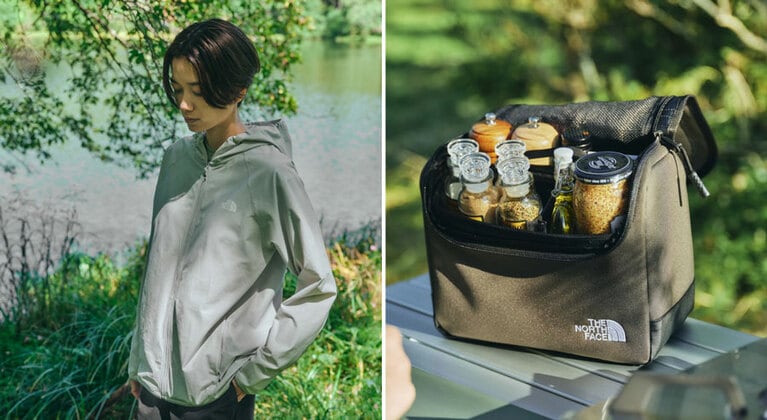 左)Sunshade Full Zip Hoodie 14,300円、右)Fieludens🄬 Spice Stocer 7,700円。