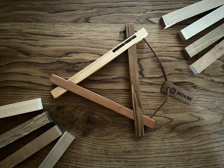 「MOMOTANE FURNITURE」×『GREEN AGE』親子で作るキャンプグッズ“鍋敷き”を作ろう！　と題したワークショップも開催。参加費：2,200円