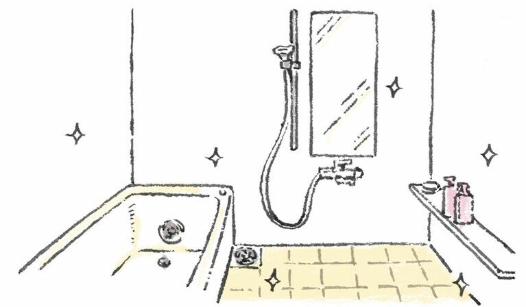 バスルームをきれいにすると異性からの注目度がアップ。