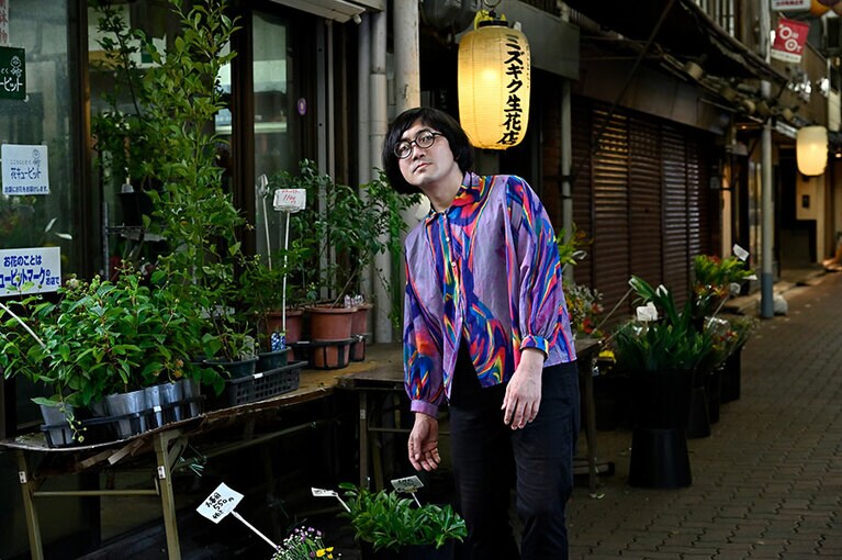 松原タニシ氏。