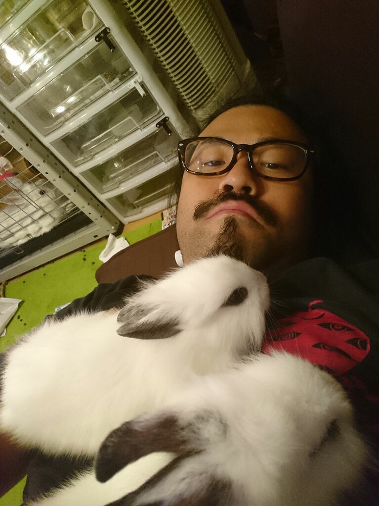 うさ野とうさ山には子どももできました。モンちゃんとボクマニちゃん。