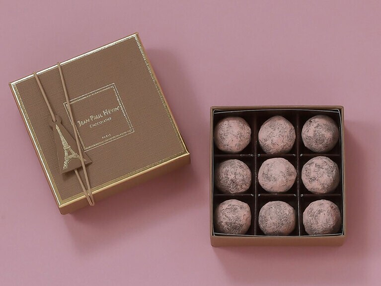 トリュフ フランボワーズ 9個。