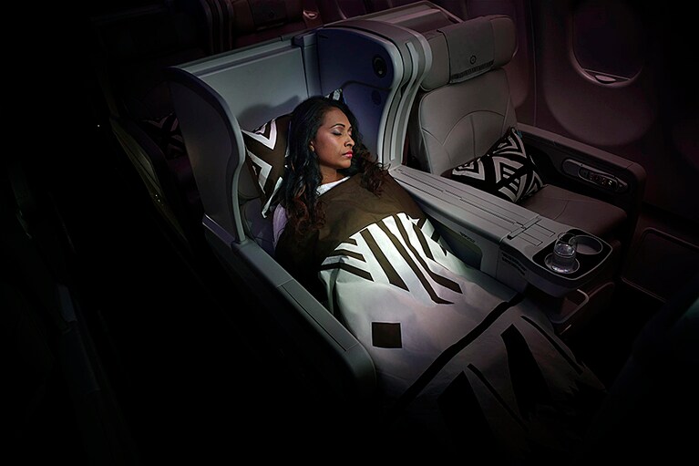 寝ている間に飛行機はフィジーへ着々と向かい、目覚めたら、そこは楽園！