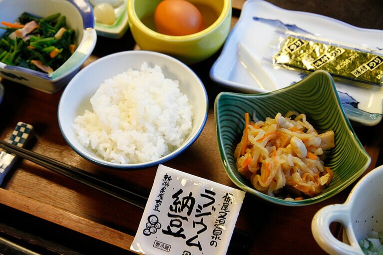 自在館［新潟／栃尾又温泉］朝食。