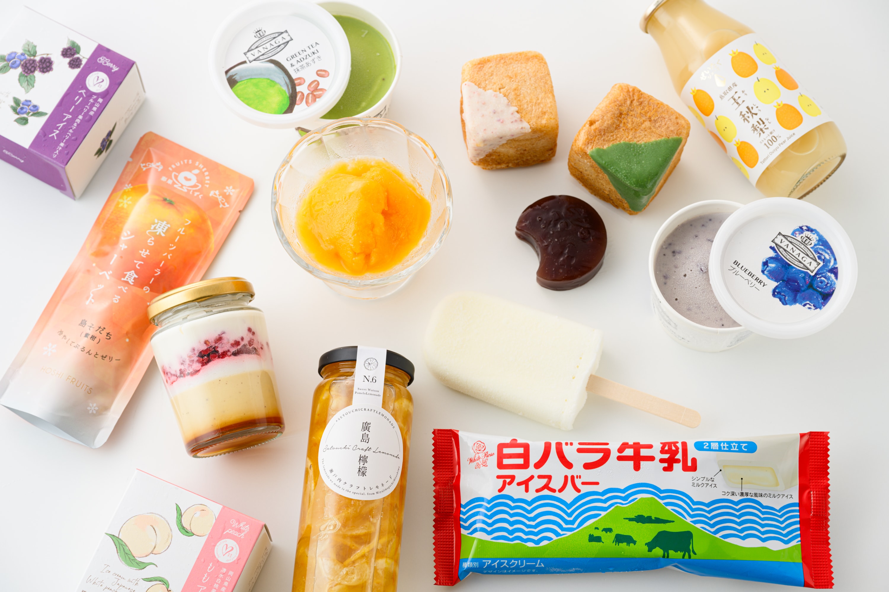 夏にうれしい！　中国エリアのひんやりおやつ大集合。