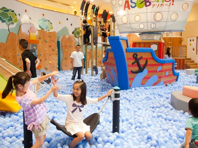 遊びの殿堂 東京ドームシティ内 アソボ ノ には子どもが喜ぶ工夫が満載