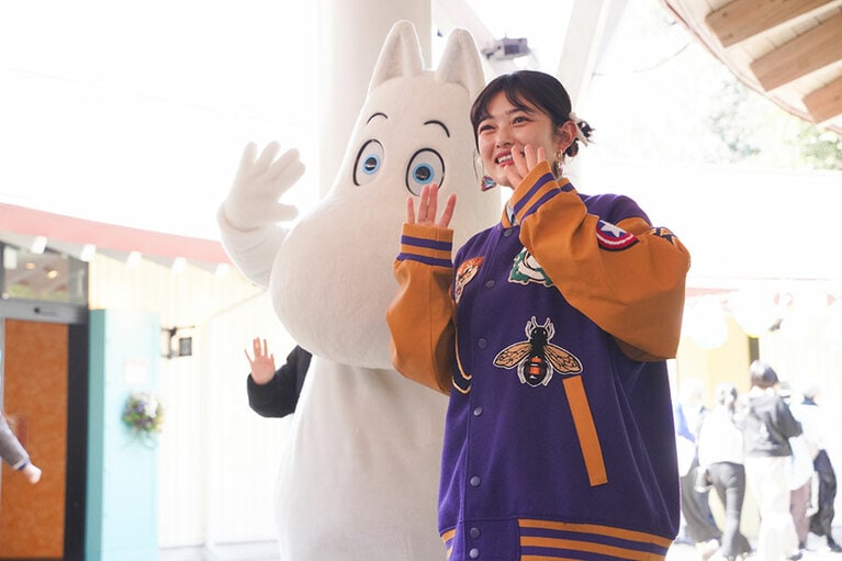 「数年ぶりに来たんですが、何回来ても楽しい場所だなっていうのはすごく感じました」と笑顔で語る井上さん。