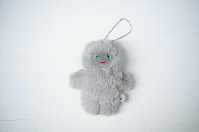 そぼろのぬいぐるみバッグチャーム イエティ 1,200円／クラスカ オンラインショップ