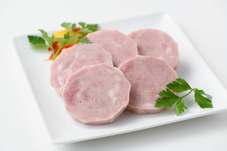 【岐阜県】吉田ハムの「復刻版 飛騨ポークハム」980円(360g)。