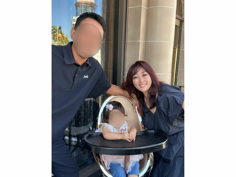 家族でアメリカに（本人提供）