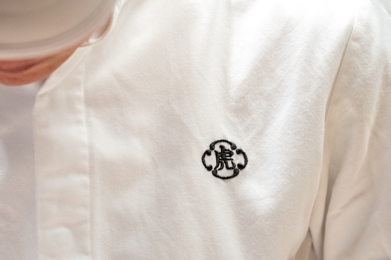 そぼろをつけていく。