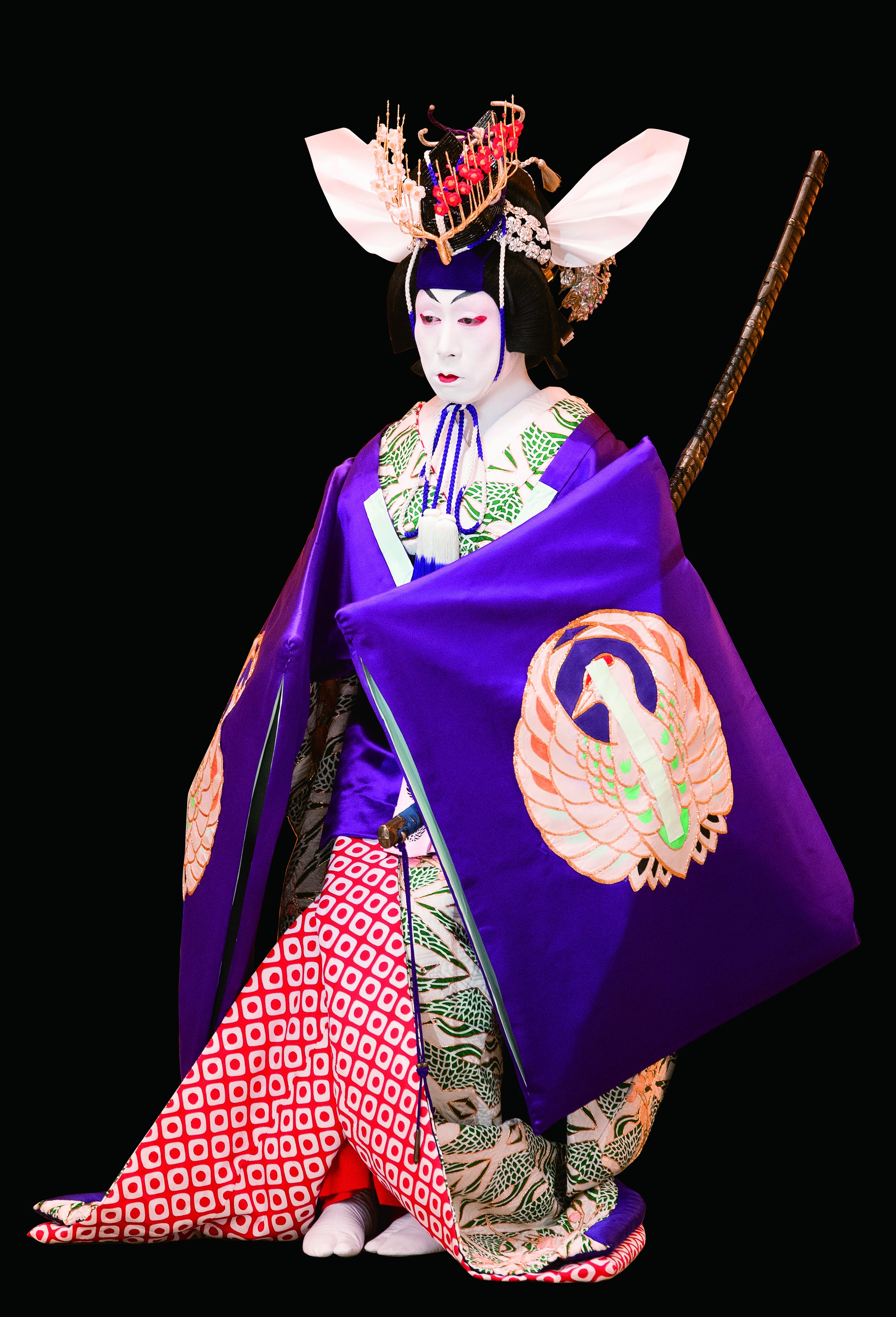 『寿曽我対面』小林妹舞鶴＝片岡孝太郎。　ⓒ松竹