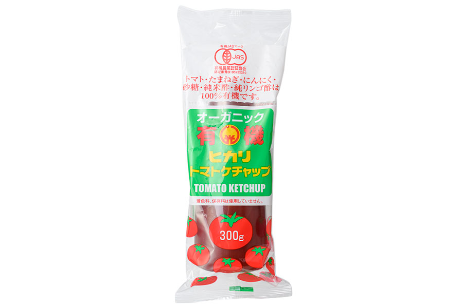 有機トマトケチャップ〈300g〉350円／光食品