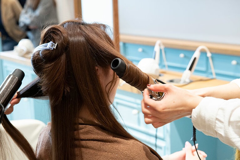 仕上げはアイロン。