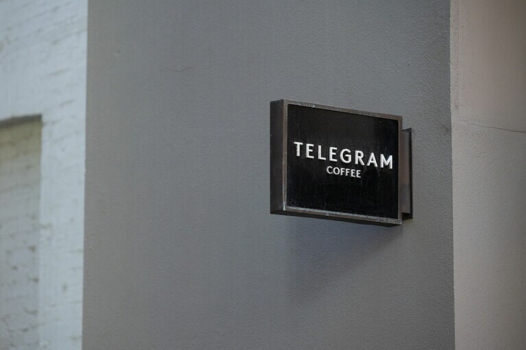 テレグラム コーヒー Telegram coffee。